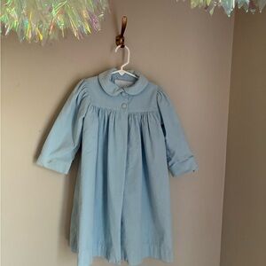 Vintage Chabre Light Blue Corded Coat Size 4T